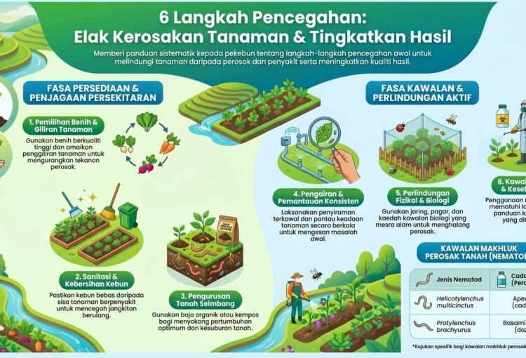 𝐏𝐑𝐄𝐕𝐄𝐍𝐓𝐈𝐕𝐄 𝐀𝐂𝐓𝐈𝐎𝐍 𝐏𝐄𝐑𝐓𝐀𝐍𝐈𝐀𝐍: 𝟔 𝐋𝐀𝐍𝐆𝐊𝐀𝐇 𝐄𝐋𝐀𝐊 𝐓𝐀𝐍𝐀𝐌𝐀𝐍 𝐑𝐎𝐒𝐀𝐊