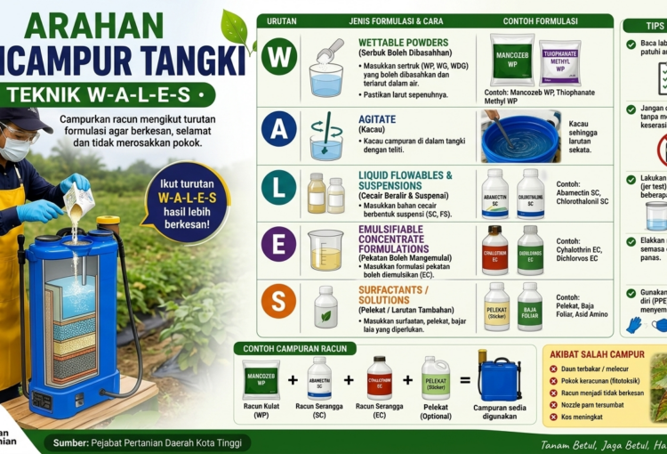 SALAH BANCUH RACUN, POKOK BOLEH TERBAKAR, KUASAI TEKNIK W-A-L-E-S.