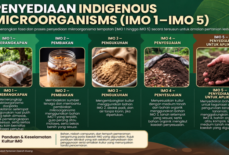 MIKROORGANISMA TEMPATAN (IMO): PENDEKATAN PERTANIAN LESTARI UNTUK TANAH LEBIH SIHAT